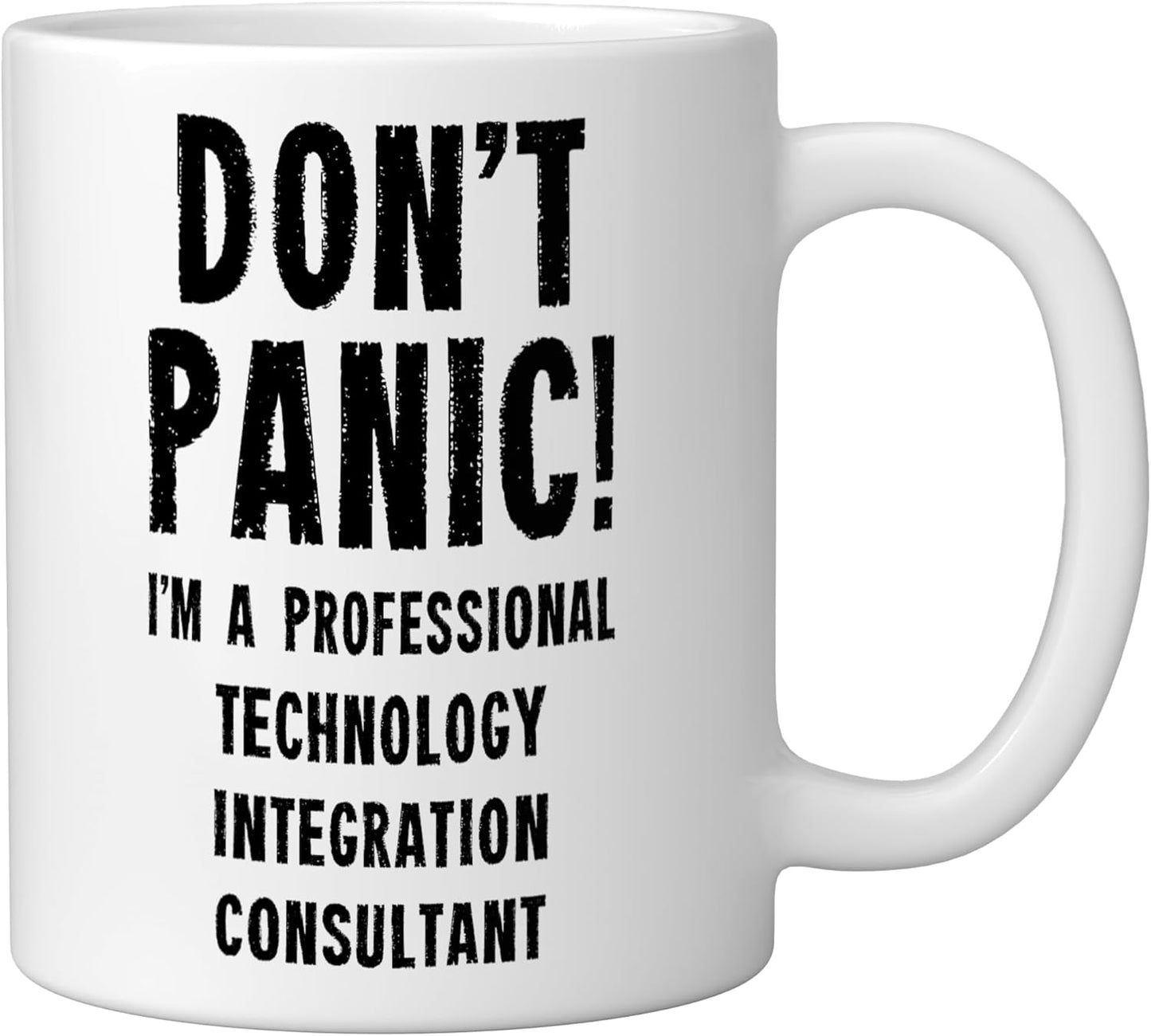 Taza Cerámica para Consultor Tecnológico Blanca