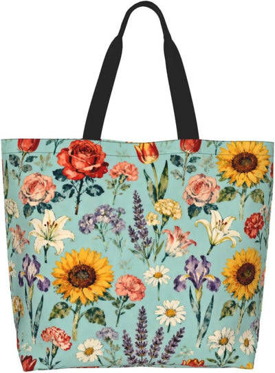 Bolso hombro grande reutiliz. ecológico 19.7x15.7x5.9pulg