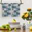 Juego de 2 toallas de cocina Artoid con diseño de conchas 18 x 26