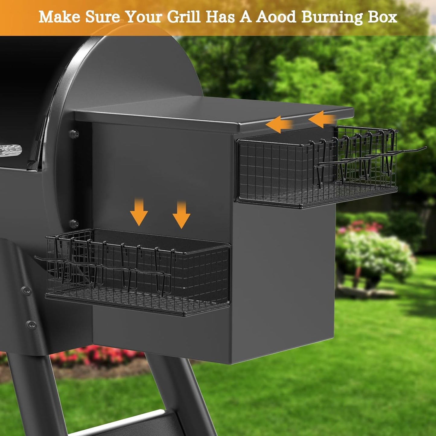 2 Contenedores magnéticos para parrillas Traeger y Pit Boss