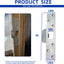Placa refuerzo puerta acero inox 7pulg