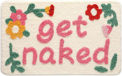 Alfombras baño Get Naked con goma antideslizante lavables