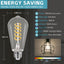 Pack 6 Bombillas LED Edison E26 6W Blanco Neutro 4000K