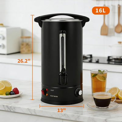 Cafetera 16L Acero Inox para Eventos y Catering