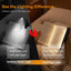Luz plana LED recargable USB para leer en la cama