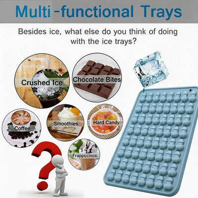 Molde de silicona para caramelos de chocolate y cubitos de hielo para cócteles