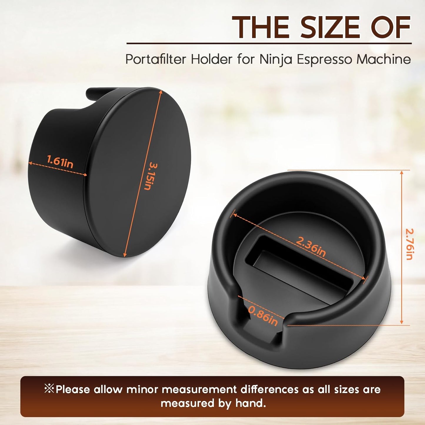 Soporte portafiltro cafetera Ninja con silicona