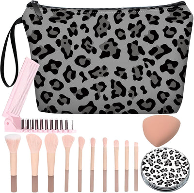 Bolsa maquillaje personalizada con espejo 10 pzas regalo mujer
