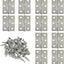 2pulg Bisagra Acero Inox Set 12 Pzas para Puertas Interiores