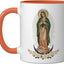 Taza cerámica Nuestra Señora de Guadalupe Virgen Maria estilo latino
