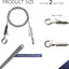 Alambre ajustable acero inox para colgar cuadros y espejos