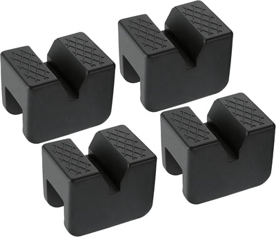 Almohadillas soporte gato adaptador universal goma negro set 4