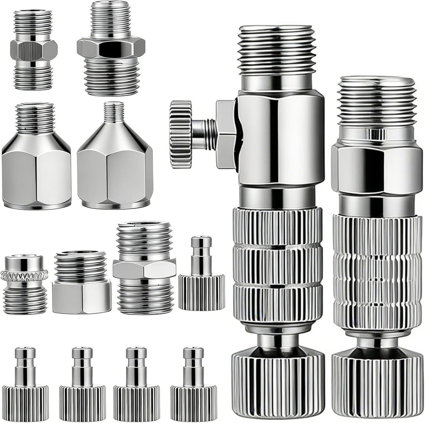 Kit 14 Pzas Accesorios Desconexión Rápida Aerógrafo
