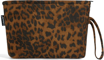Bolsa maquillaje viaje mujer con cremallera Leopardo S