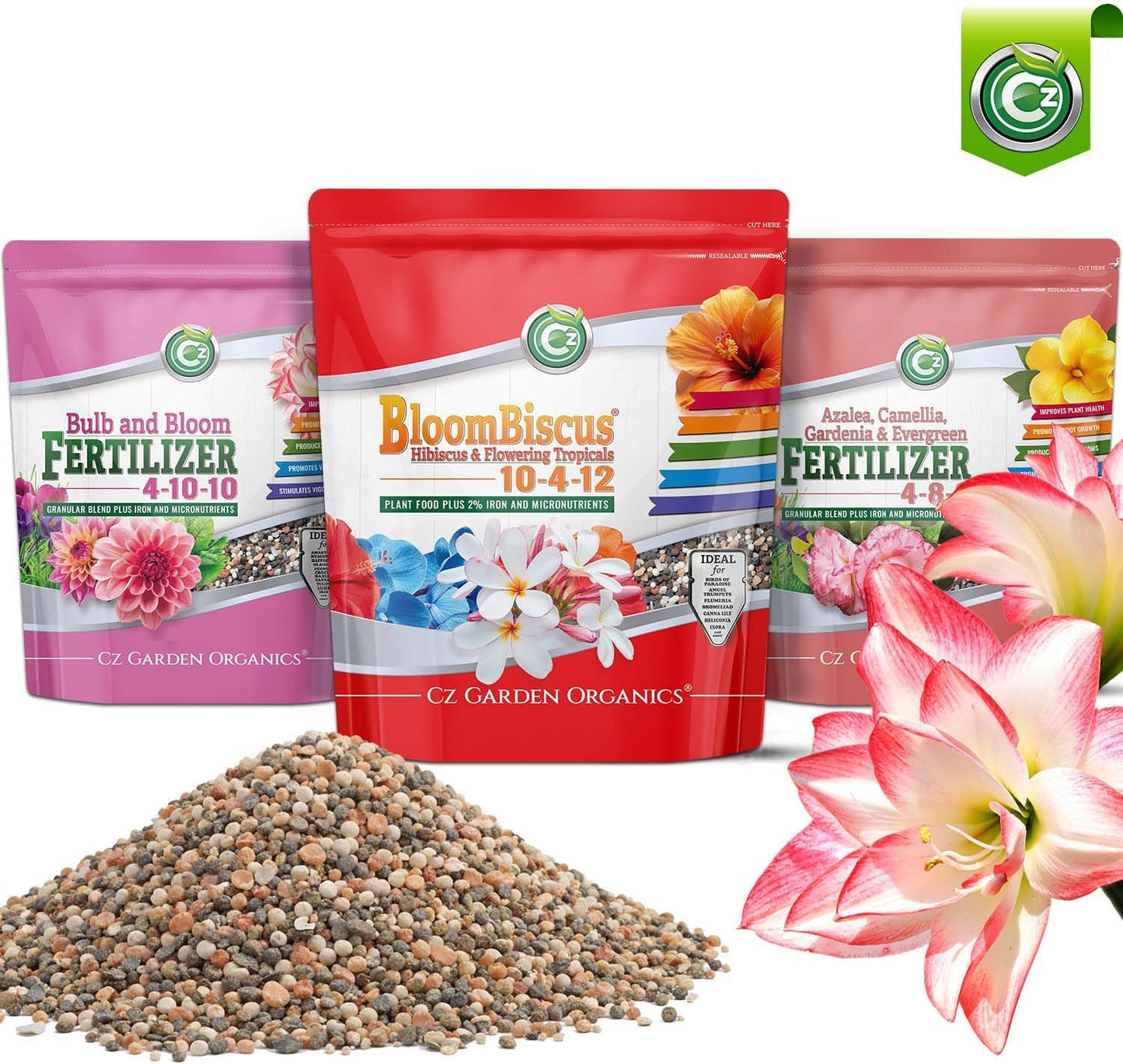 Fertilizante para plantas hibisco 10-4-12 fabricado EE.UU.