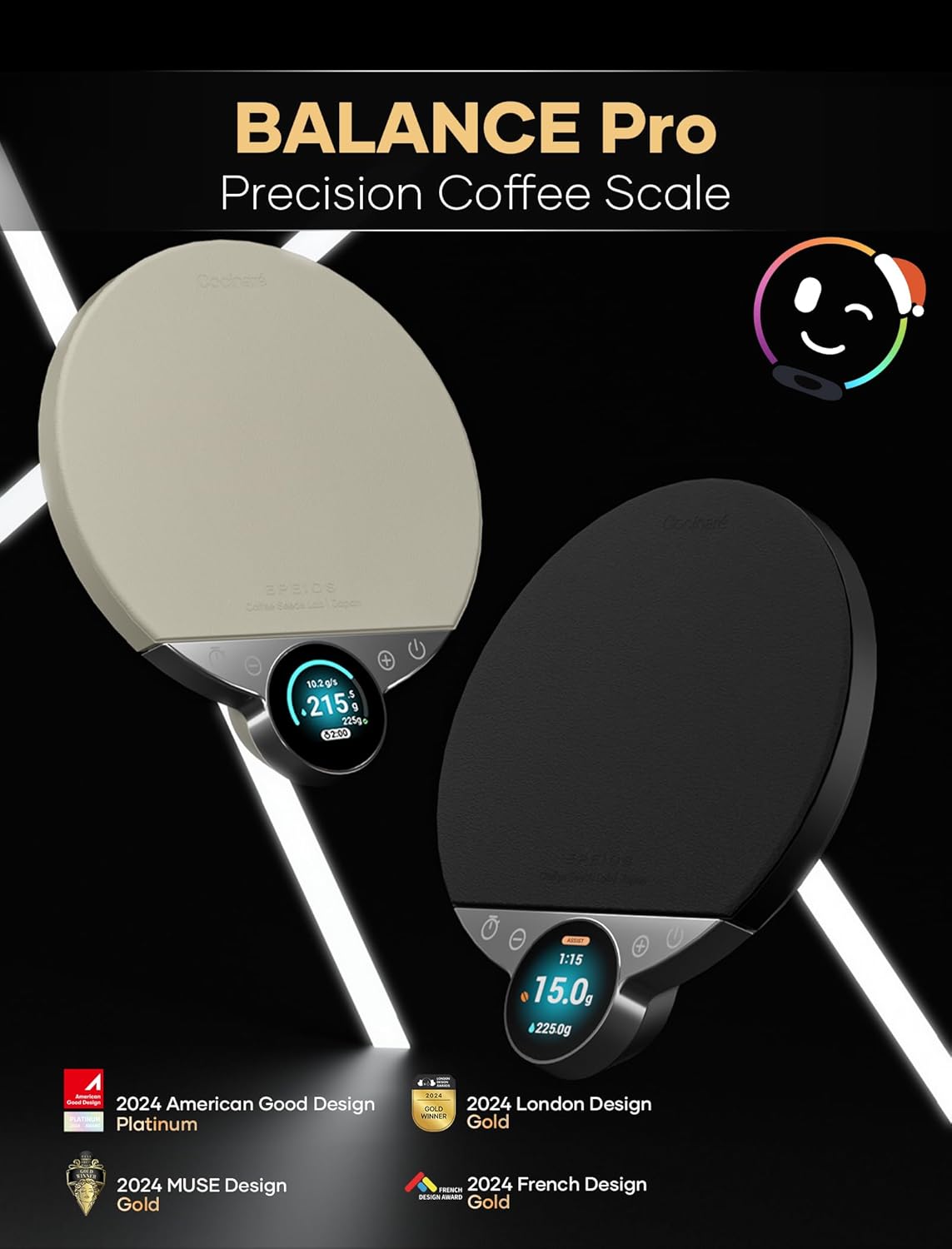 Báscula cocina café digital 7.7libras rosa con app