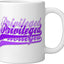 Taza Cerámica con Dibujo Púrpura
