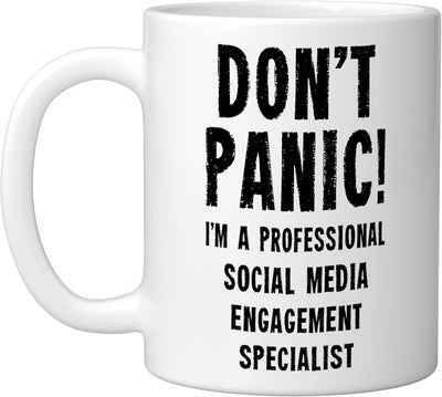 Taza Cerámica Especialista Redes Sociales Blanca