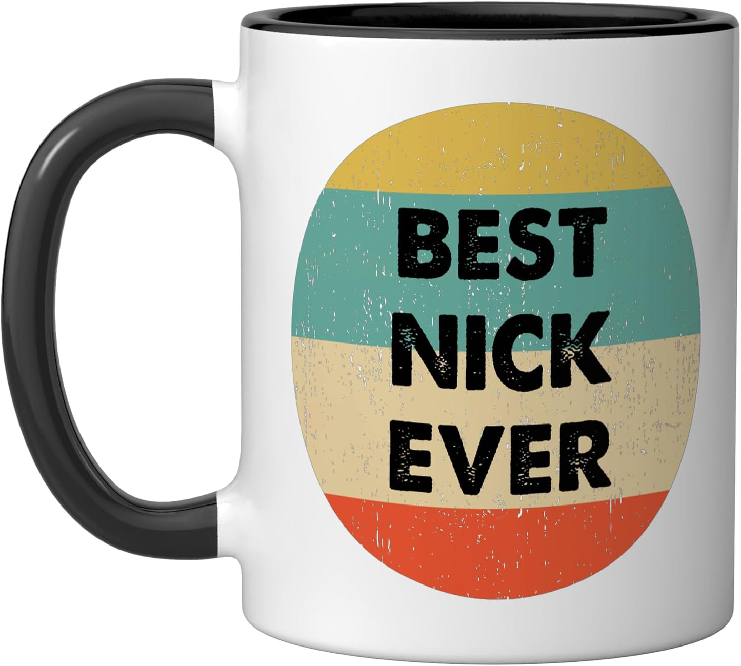 Taza Cerámica Negro Blanco
