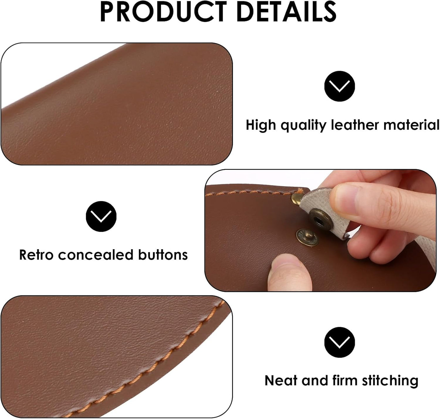 Funda cuero 6pulg cubierta cuchillo japonés chef profesional