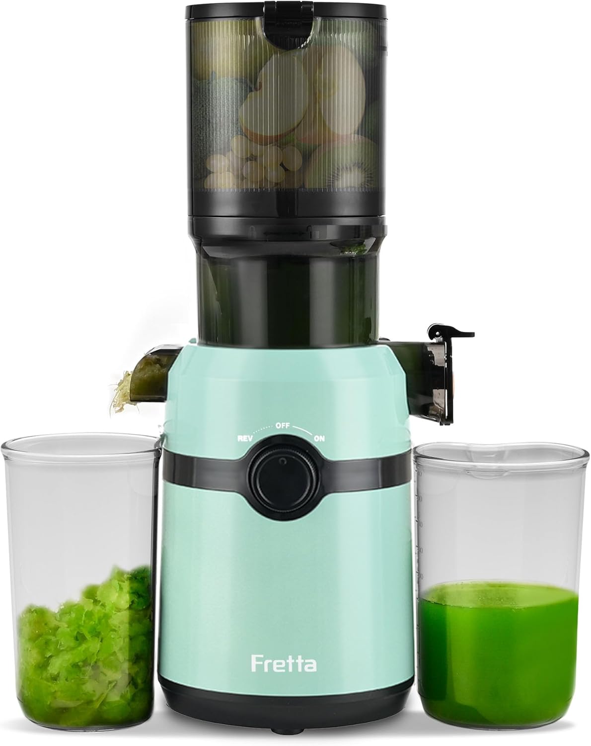 Exprimidor frutas y verduras PCTG sin BPA azul cielo 1L