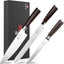 Set 3 Cuchillos Chef Acero Inox Alto Carbono Mango Madera