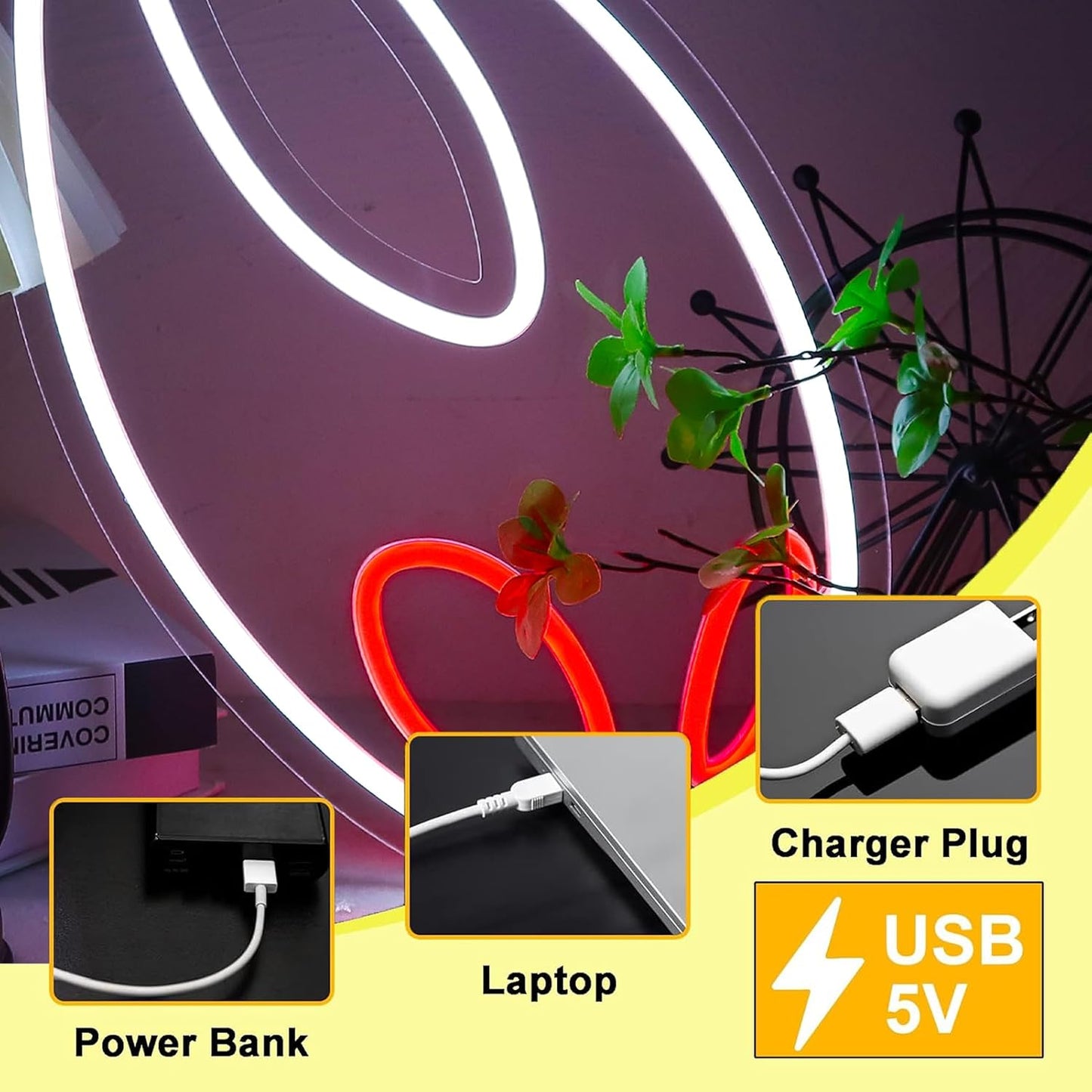 Letrero neon anime led para decorar pared adolescente