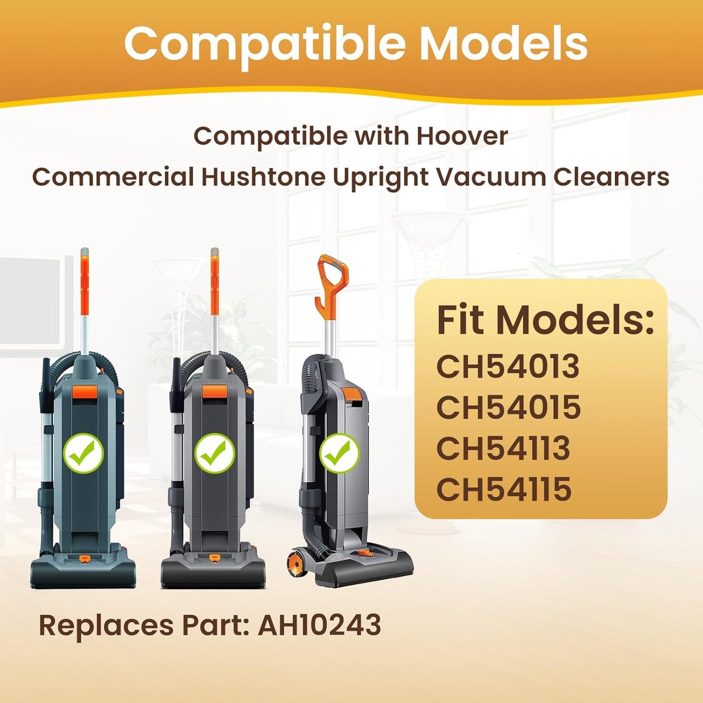 20 Bolsas Vacío Comp Hoover CH54013