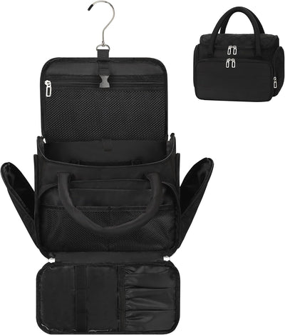 Neceser colgante mujer organizador maquillaje viaje negro