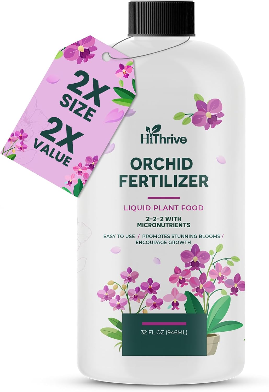 Fertilizante orquídeas 32oz interior exterior con micronutrientes