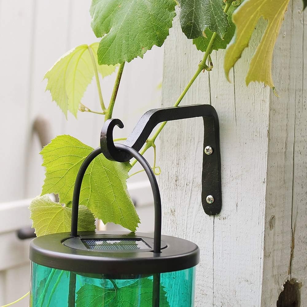 Gancho soporte pared 6pulg negro