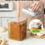 Set 2 Recipientes Almacenamiento 2.8-4.2qt Hermeticos Sin BPA