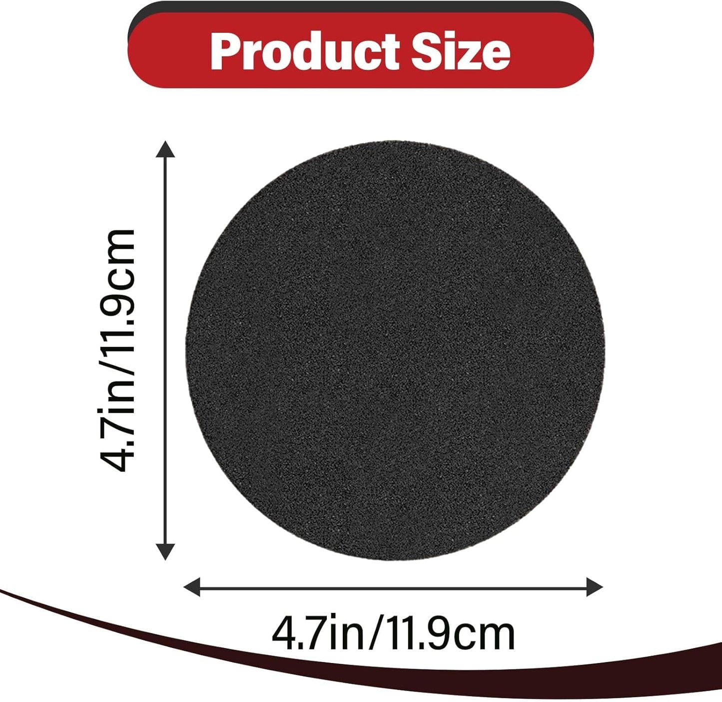 24 Pzas Filtro Carbón para Extractores Breetee 4.7pulg