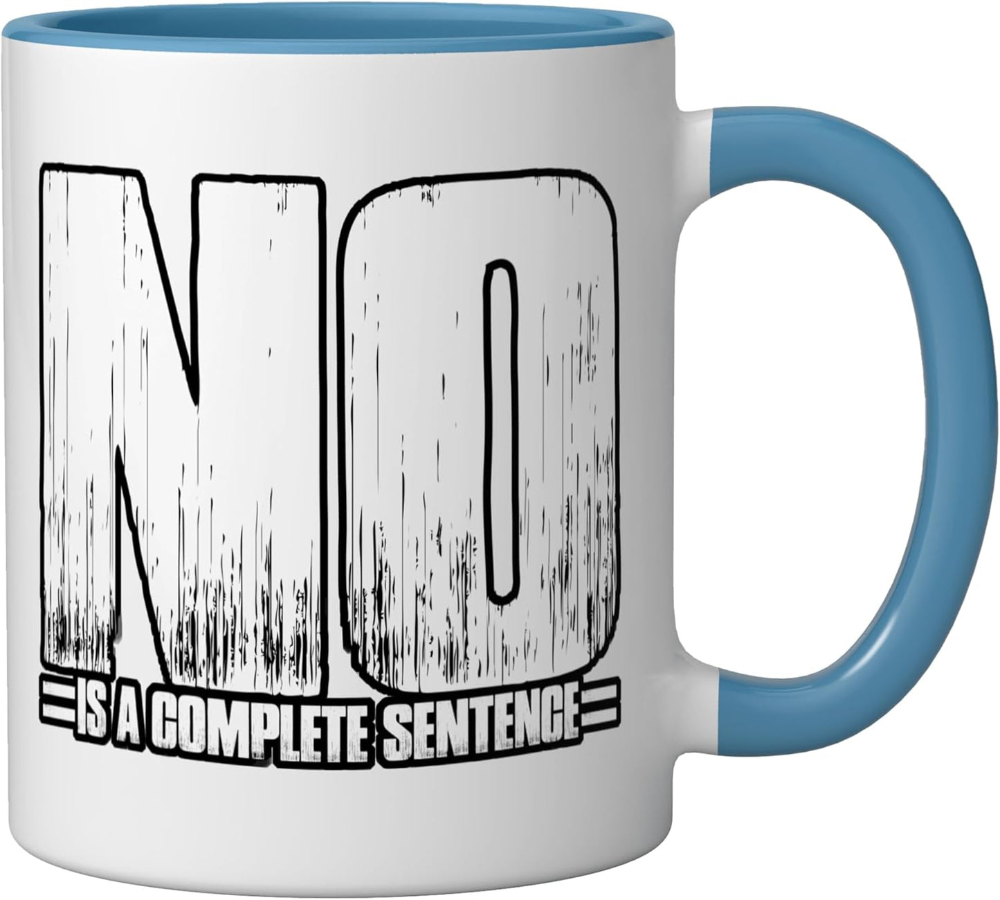Taza cerámica azul/blanco