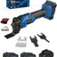 Multiherramienta oscilante 20V 6 vel 3.5° para madera y lijar