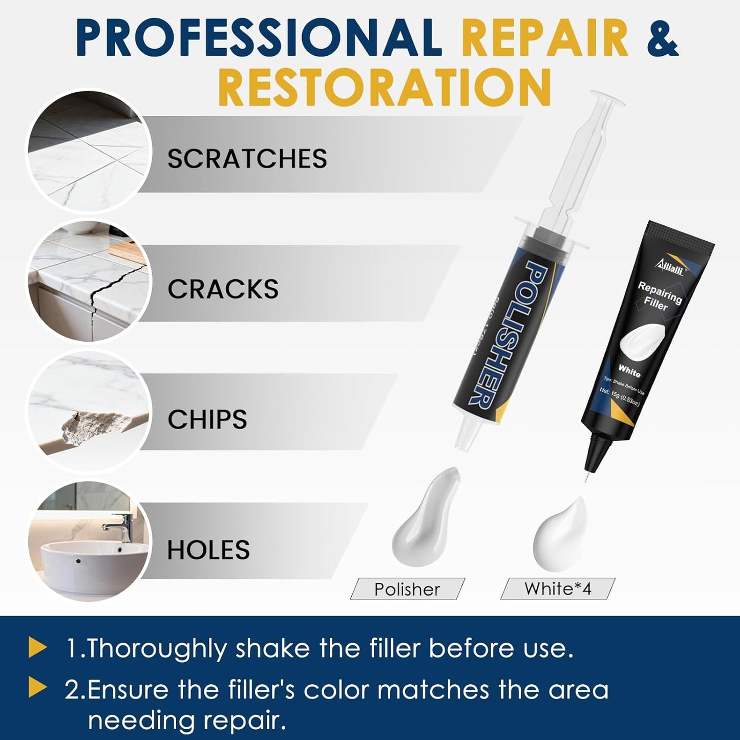 Kit relleno encimera cuarzo fibra vidrio 4x0.53oz