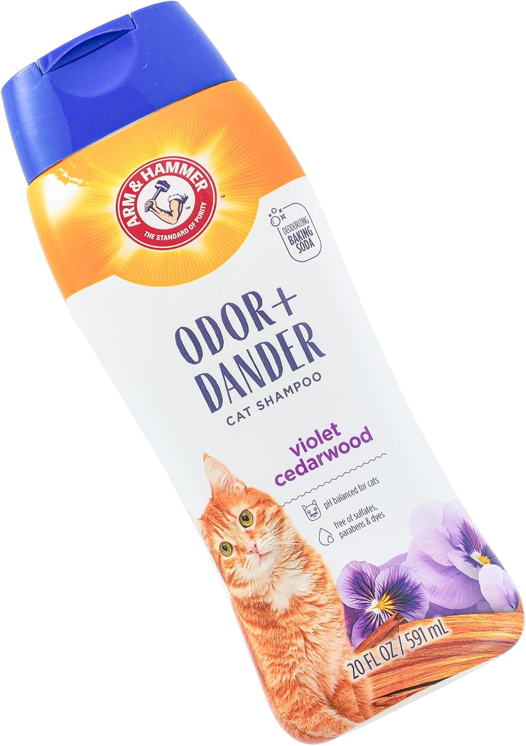 Champú control olores y caspa gato 20oz madera cedro
