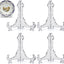Paquete de 4 soportes plegables para marco acrílico de 3.9 pulgadas