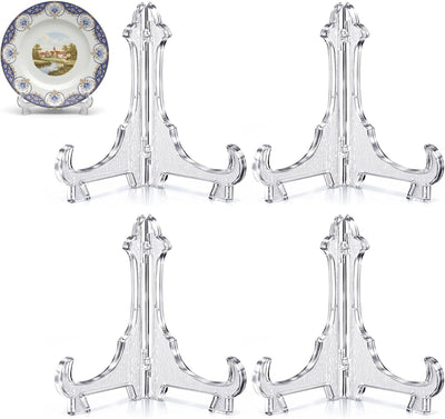 Paquete de 4 soportes plegables para marco acrílico de 3.9 pulgadas
