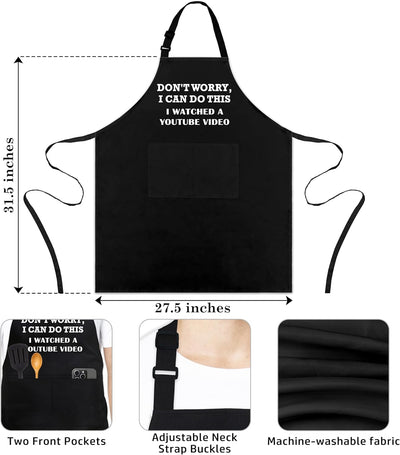 Delantales de parrilla divertidos para hombres y mujeres Don't Worry I Can Do This