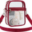 Bolso cruzado transparente impermeable PVC ligero