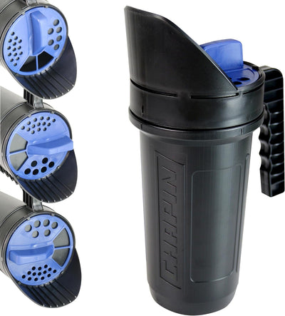 Coctelera polietileno negro 64oz para césped y fertilizante