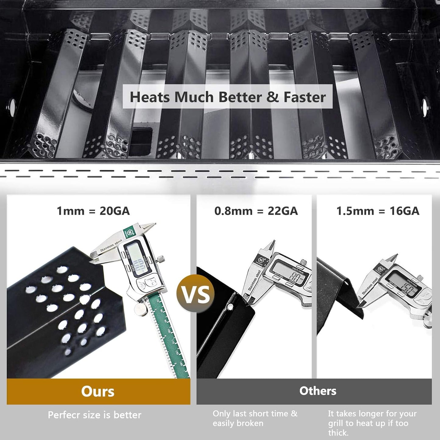 Protector calor Grill Master quemador Nexgrill