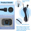 Cable alimentación LED repuesto 9.8pies conector 2pines impermeable