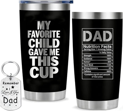 Vaso térmico acero inox 20oz con llavero regalo padre