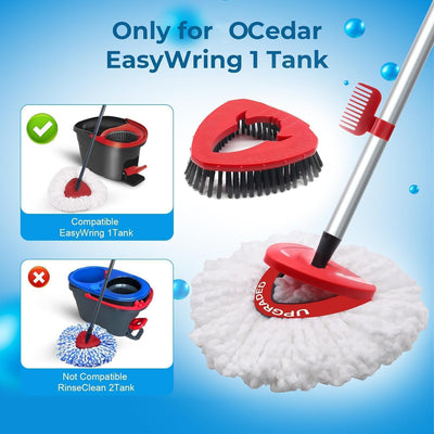 Cabezal repuesto fregona giratoria EasyWring comp Ocedar microfibra