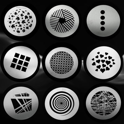 18 Pzas Gobo Redondo 66mm para Foco Godox BFP/OT1