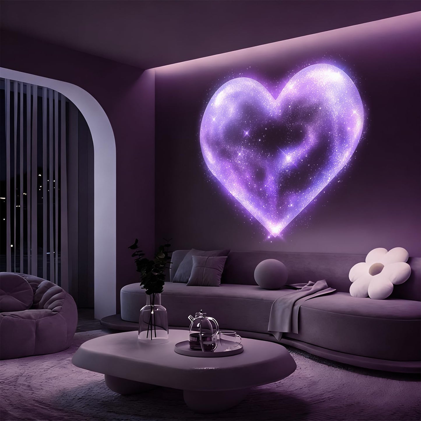 Proyector LED planeta con 8 diseños luces nocturnas