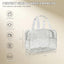 Bolsa maquillaje PVC con asa 12x5x8 pulg estrella