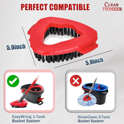 2 Cepillos Giratorios Comp Oceda EasyWring Cerdas Duras